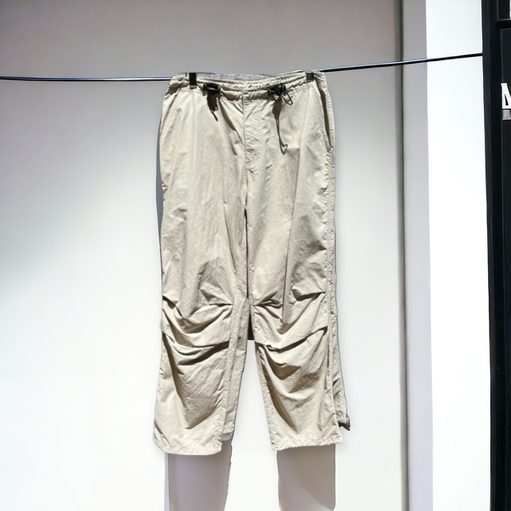 🌻Kangol Gorpcore Khaki Outdoor Gorpcore Pants w/ Hem Pulls Size Small